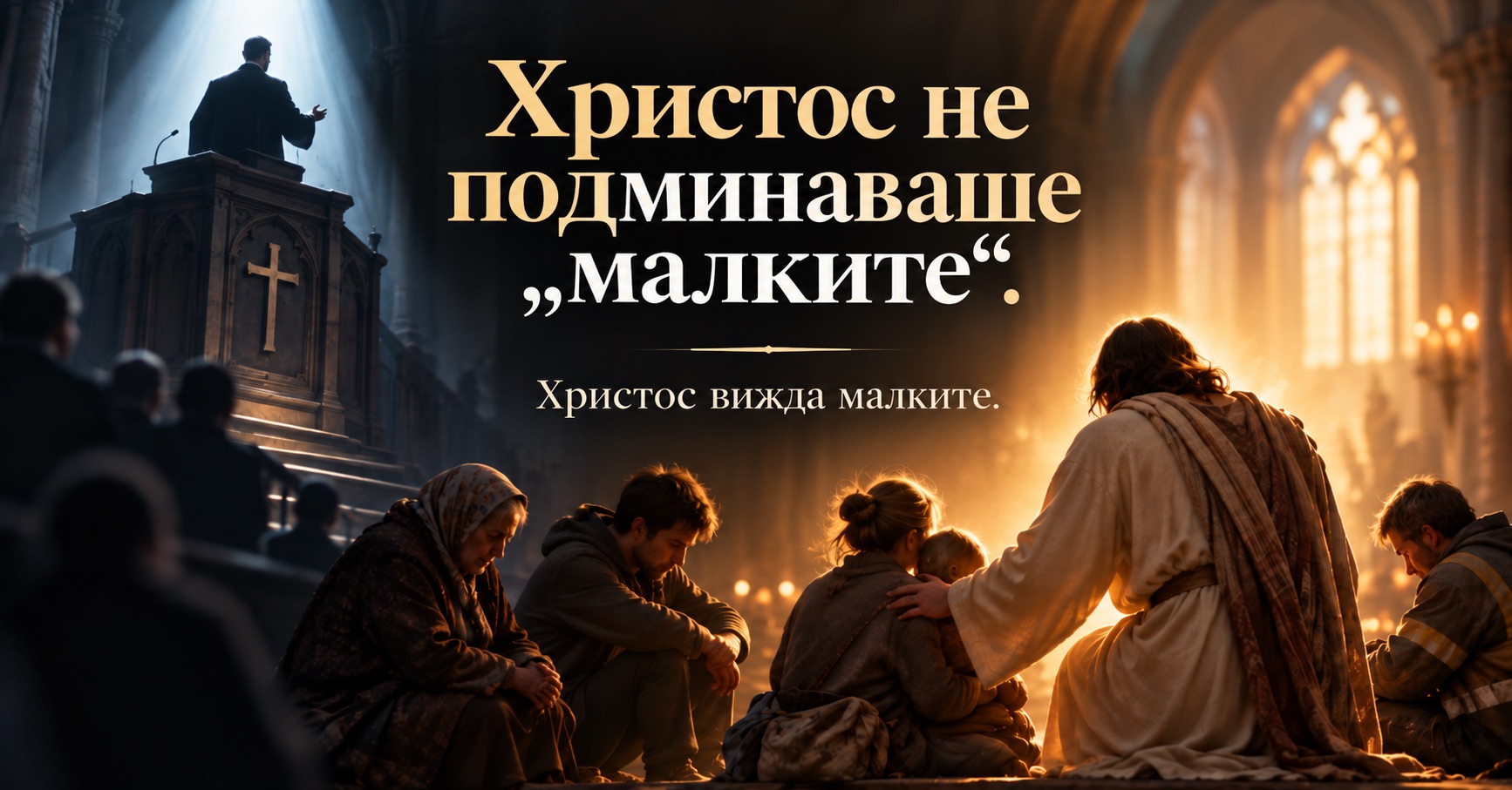 Христос не подминаваше „малките“.